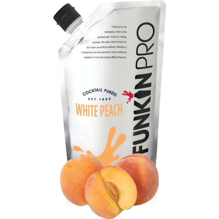 PEACH WHITE PRO PUREE - 1KG - FUNKIN