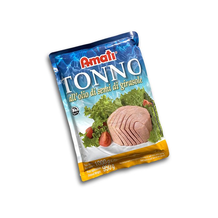 AMATI - Tuna in sunflower oil in Pouch - 1kg