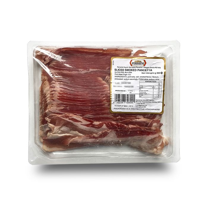 FERRARINI - Pancetta Smoked Sliced - 500g