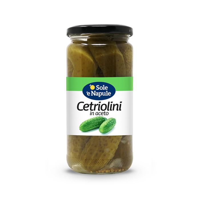 O SOLE E NAPULE - Gherkins in Vinegar - 500gr Jar