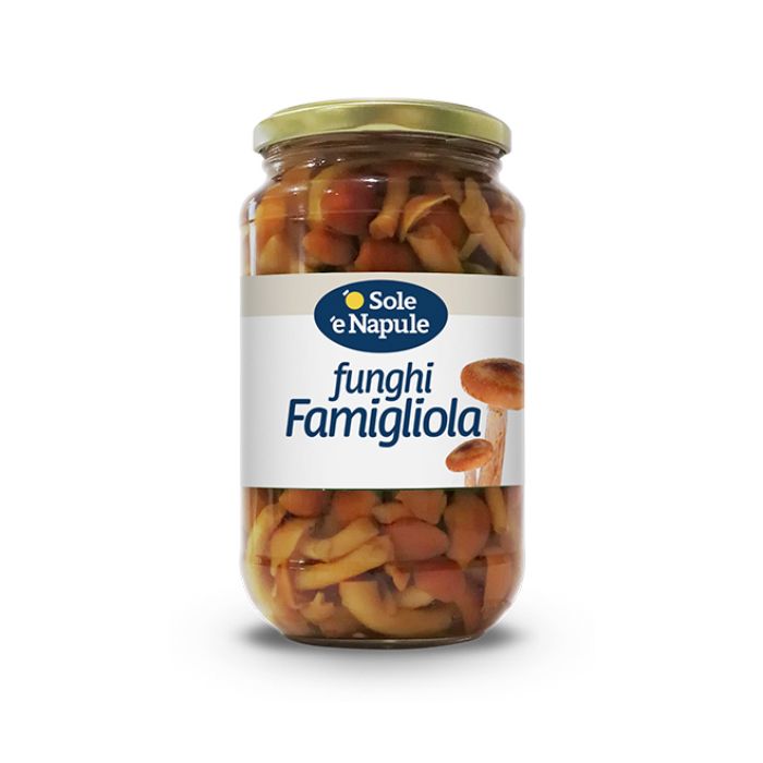 O SOLE E NAPULE - Funghi Chiodini Famigliola - 540gr Jar