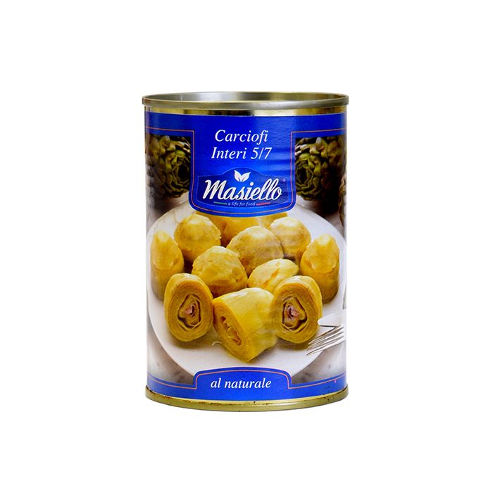 MASIELLO - Whole Artichokes in Water - 12x400gr