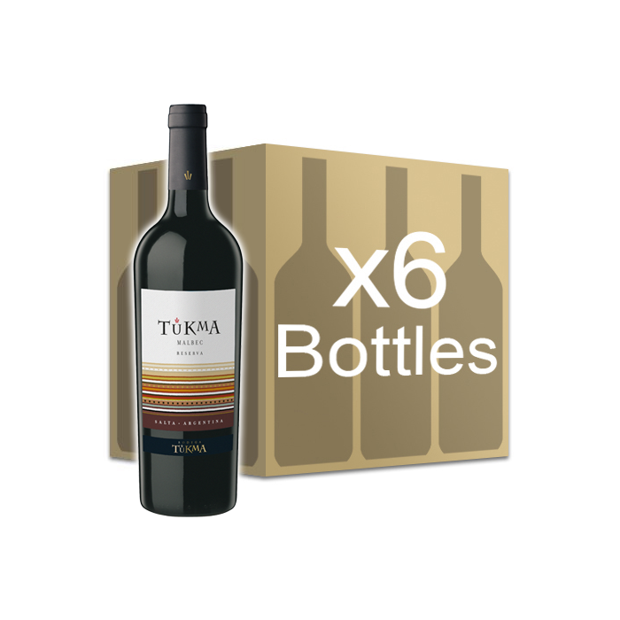 TUKMA - Malbec Reserva - 6 x 75cl