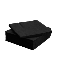 ONYX - Personalized Black Napkins - 3Ply - 8Fold - 40cm x 1000