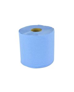 Centre Feed BLUE Paper - 2ply - L 250mm x H 180mm - 150 M Approx - 6 Rolls