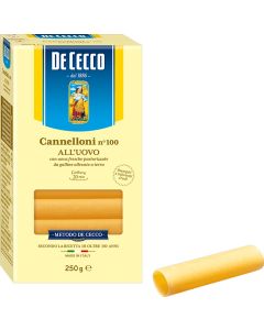 DE CECCO - Eggs Cannelloni N.100 - 12x250gr