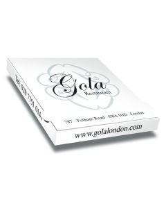 GOLA - Pizza Box White Paper - 1col - 32x32x4  12.5x12.5x1.5inch - 100 pz