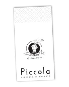 PICCOLA Napkin White - 2col - 8Fold - 2Ply - 40cm - 2000