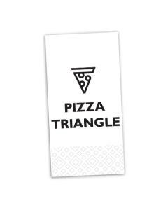 PIZZA TRIANGLE - Napkin White - 1col - 2Ply - 33cm - 2000