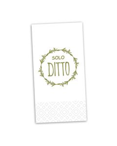 Napkin White DITTO - 8fold - 2ply - 40cm - 2000