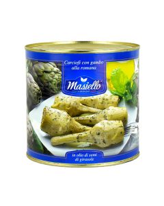 MASIELLO - Artichoke Stems in Oil_ Gambi di Carciofo alla Romana - 2.6kg - Tin