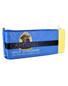 CARDINAL - Mild Cheddar Cheese Block - Price per Kg - Approx. 5kg