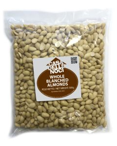 CASA DELLE NOCI - Almonds Blanched Whole - 500gr