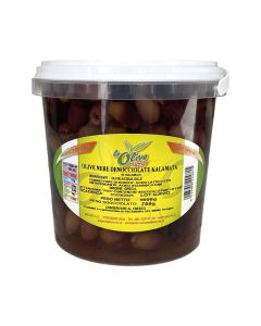 MICCIO - OLIVE KALAMATA - Black Olives Pitted in Brine - 1.6kg