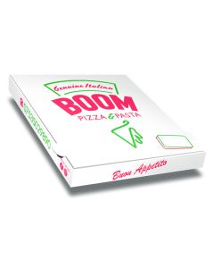 BOOM - Pizza Box Customised - 32x32x4 - 100pcs