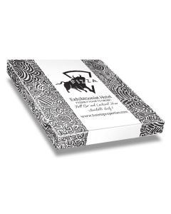 EXHIBITIONIST HOTEL - Pizza Box White Paper - 1col - 31x31x4 - 12x12x1.5inch - 100 pz