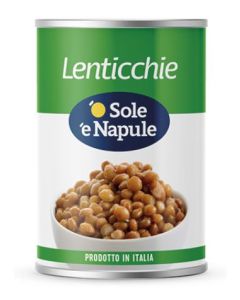 O SOLE E NAPULE - Lentils  - 24x400 g